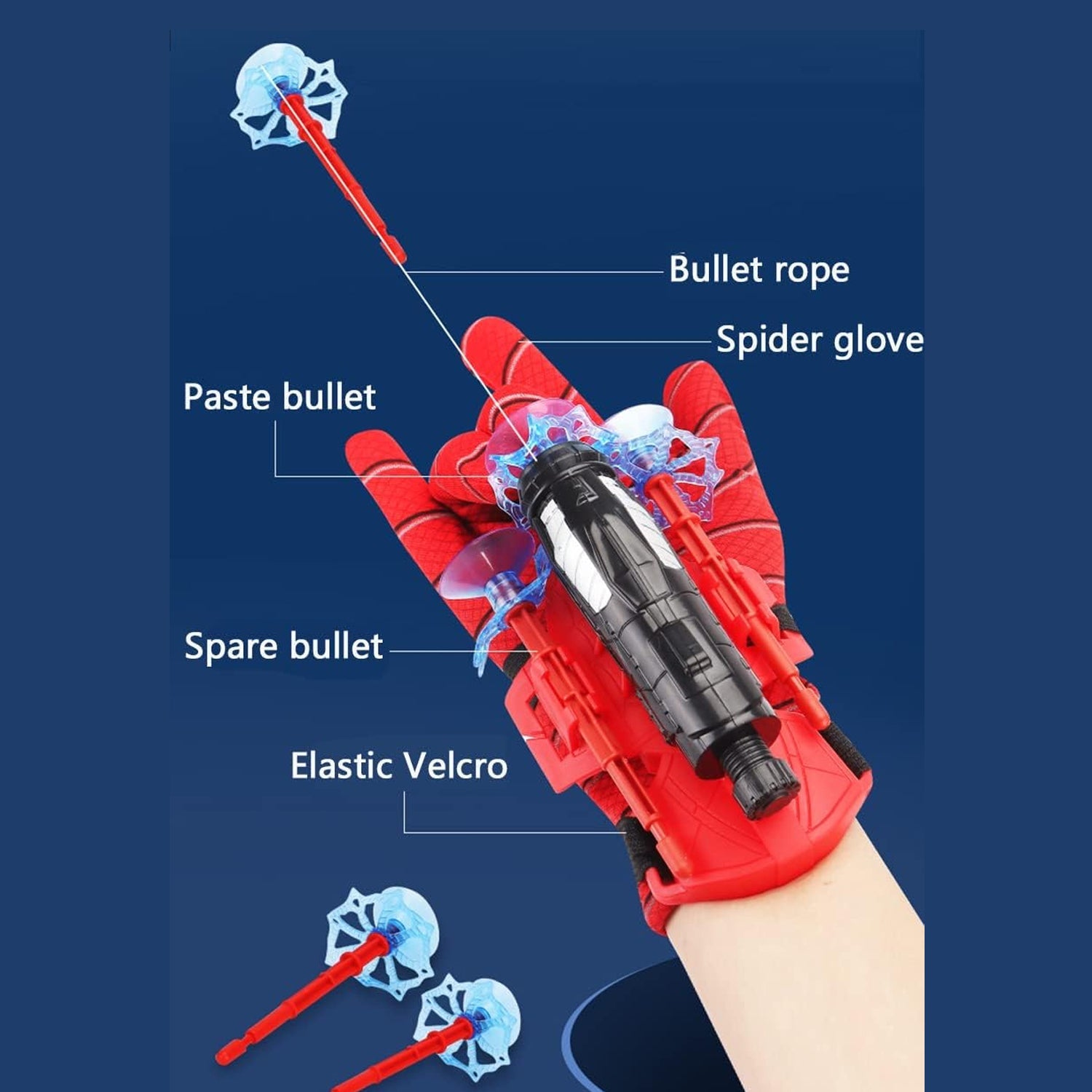 Web Shooter Toy โ Superhero Wrist Launcher for Kids Role-Play Fun