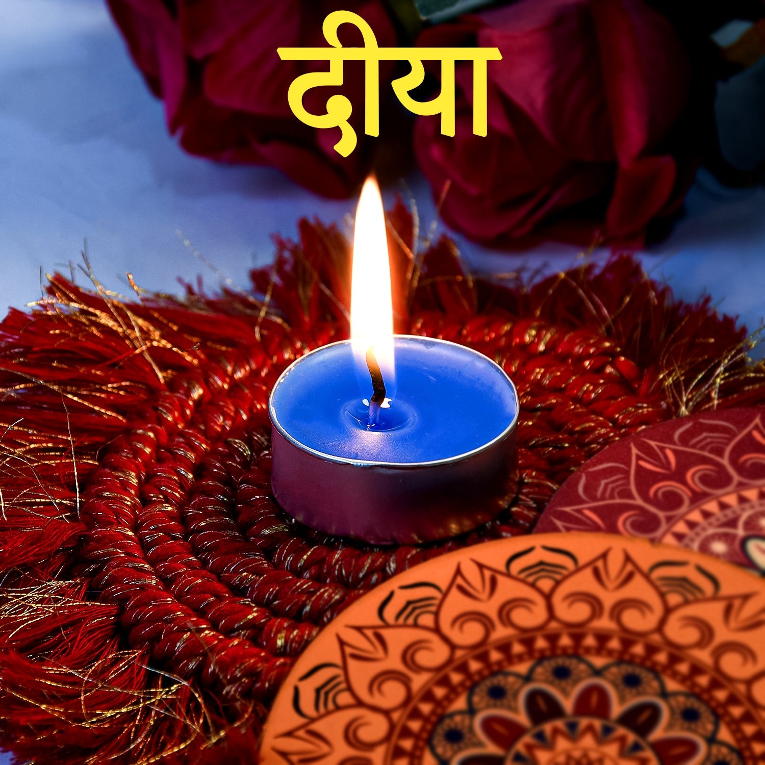 Tealight Diwali Candle – Smokeless, Long-Burning, Mix Color (1 Pc / Mix Color)
