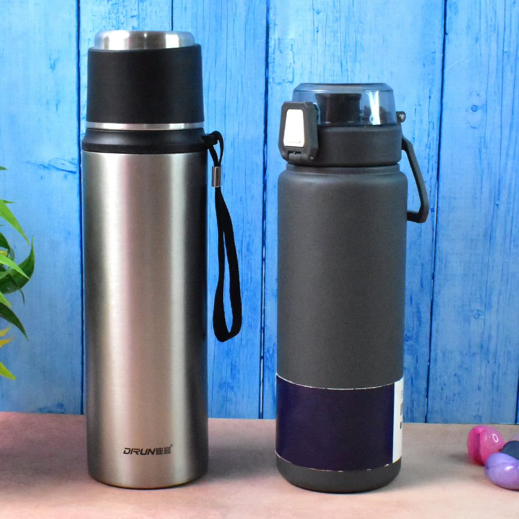 Stainless Steel Vacuum Water Bottle Approx 700ml (1 Pc)