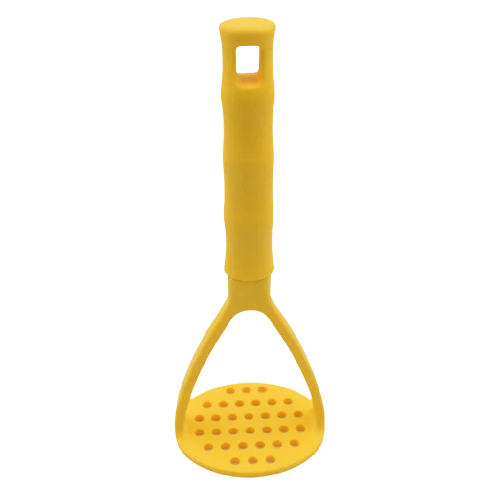 Kitchen Food Masher | Heavy Duty Masher for Fruits, Veggies & Potatoes | Soft Grip Handle (1 Pc)