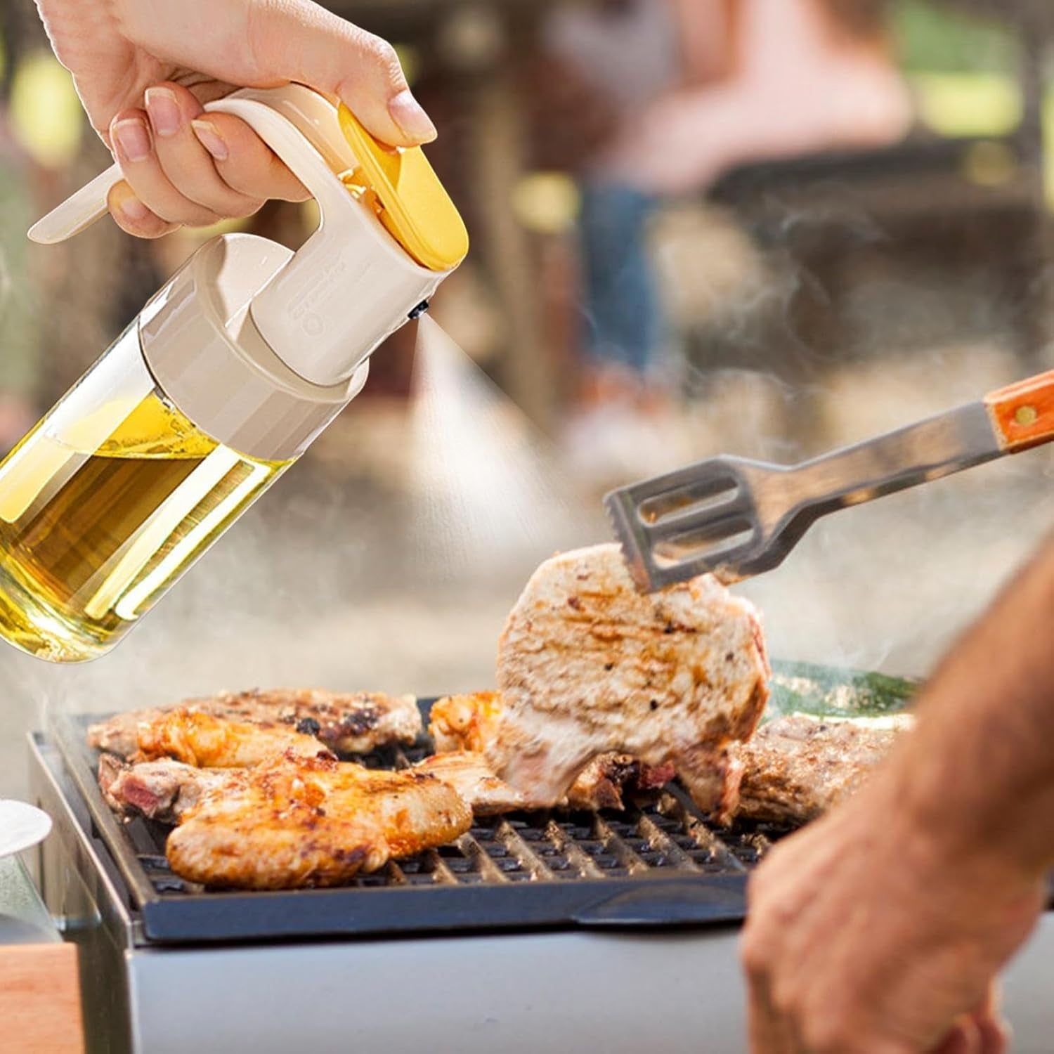 Glass Oil Sprayer Bottle Approx 250ML (1 Pc)