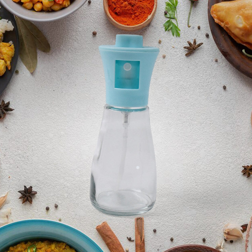 Oil Dispenser Bottle, Oil and Vinegar Cruet, Oil Sprayer Dispenser, Olive Oil Dispenser 170 ml Mist Oil Spray Bottle for Cooking with Plastic