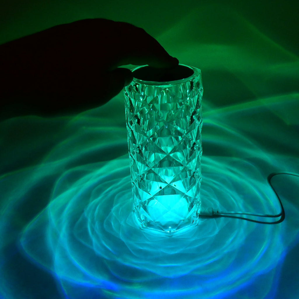 Vibe Lite Touch & Remote Crystal Lamp