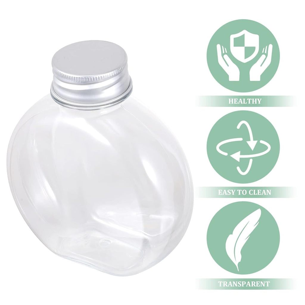 Multipurpose Transparent Round Clear Plastic Container (1 Pc)