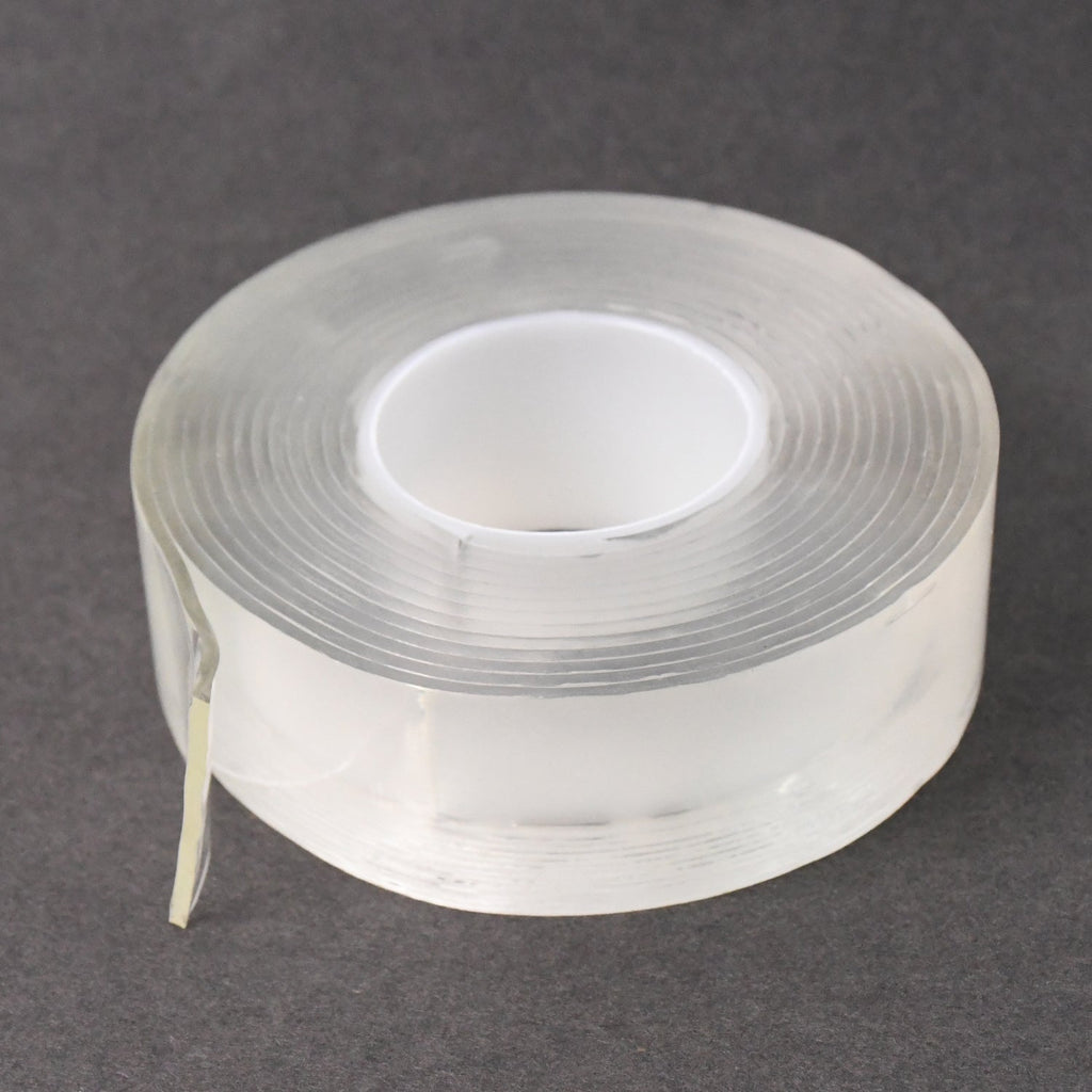 Sticky Double Sided Tape Washable Adhesive Tape Reusable (Thick / 6.5×3 Cm / 1 Pc)