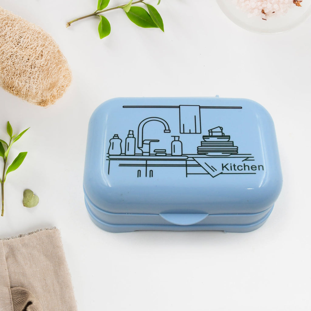 Soap Dish with Drain Soap Holder, Soap Saver Easy Cleaning, Soap Tray for Shower Bathroom Kitchen ,Sabudani (1 Pc)