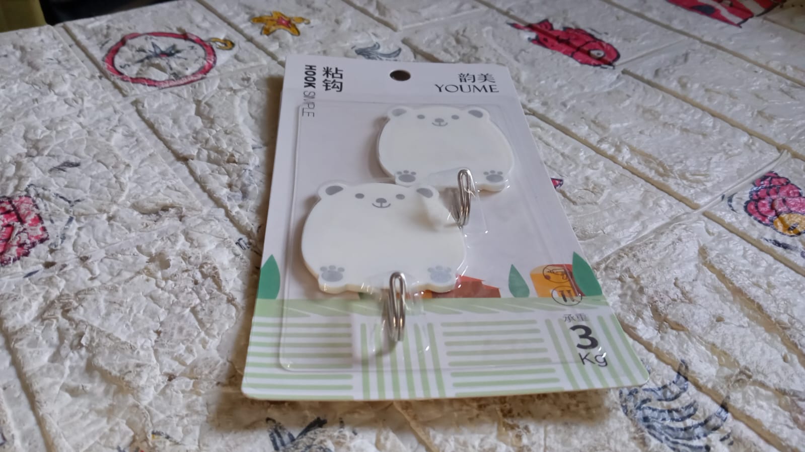 Multipurpose Strong Hook Self-Adhesive hooks for wall Heavy Plastic Hook, Sticky Hook Household For Home , Decorative Hooks, Bathroom & All Type Wall Use Hook , Suitable for Bathroom, Kitchen, Office (2 Pc Set)