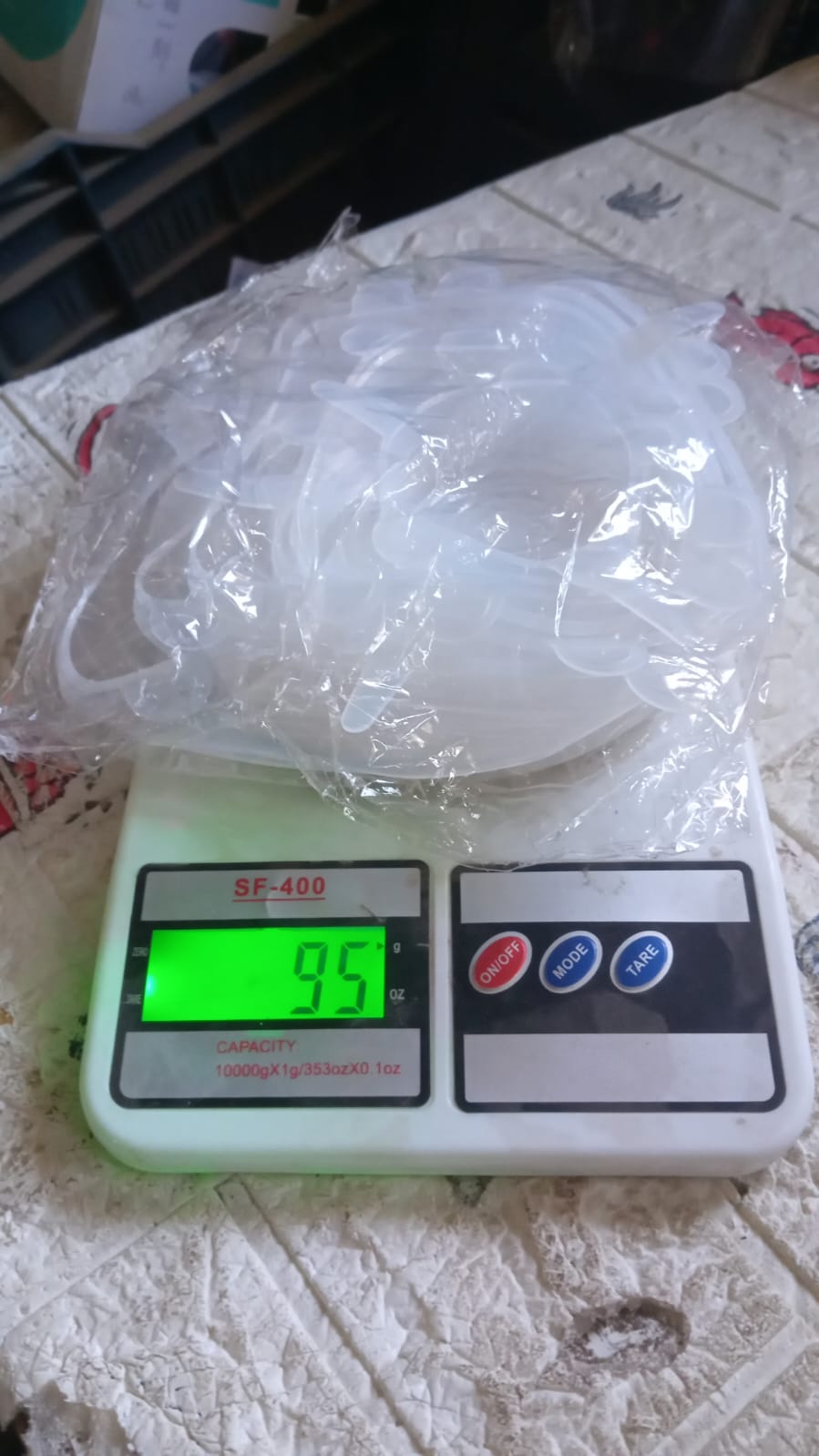 Silicone Stretch Lids, Microwave & Freezer Safe Food Covers (6 Pcs Set /95 Gm )