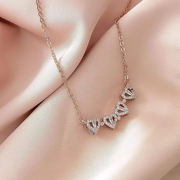 Golden Rose & Necklace Set Perfect Gift Set