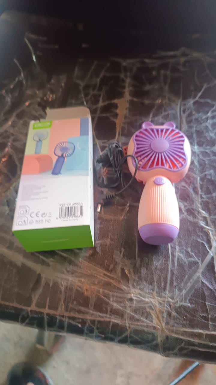 Rechargeable Mini Handheld Fan (1 Pc)