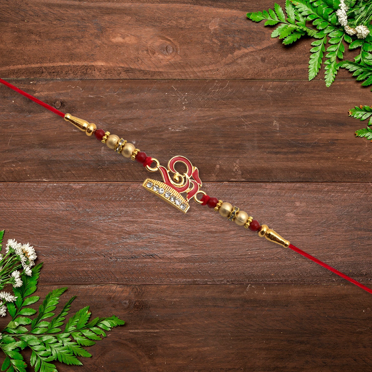 Om Design Traditional Rakhi