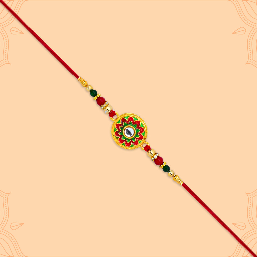 Color Full Flower Rakhi