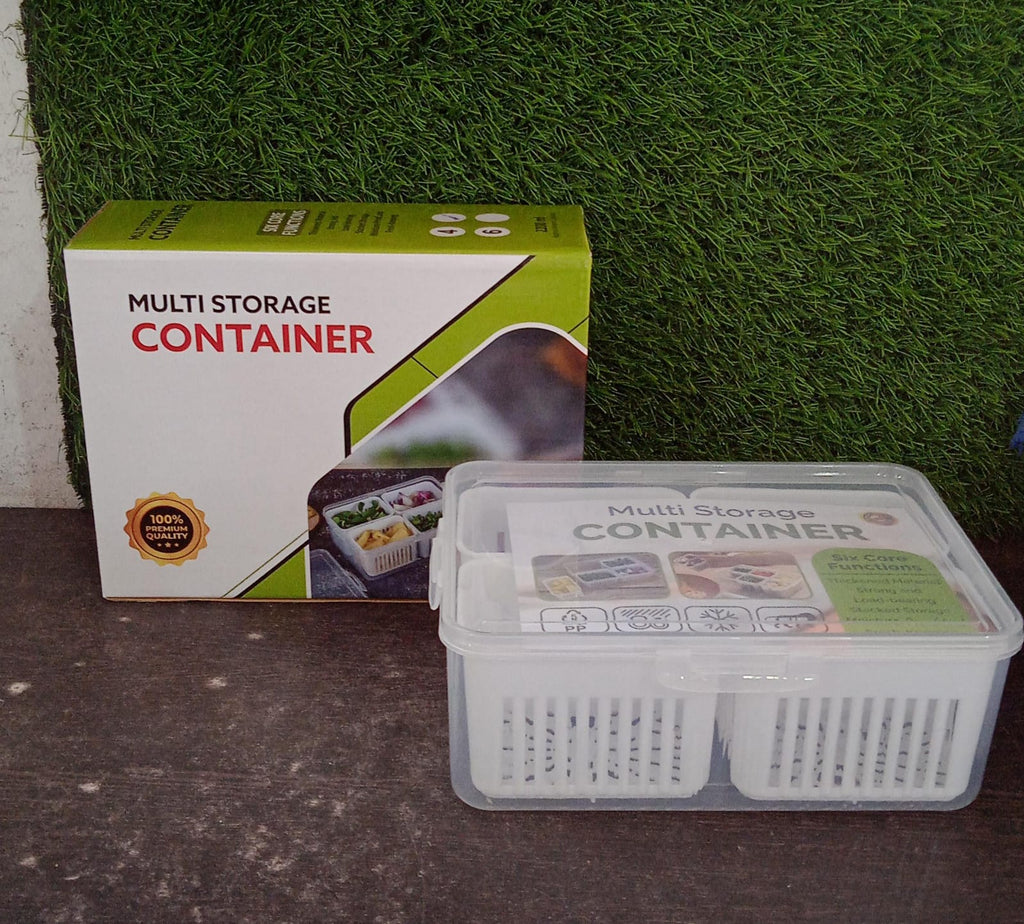 Fridge Storage Box – Freezer & Kitchen Organizer for Vegetables & Food (1 Pc)