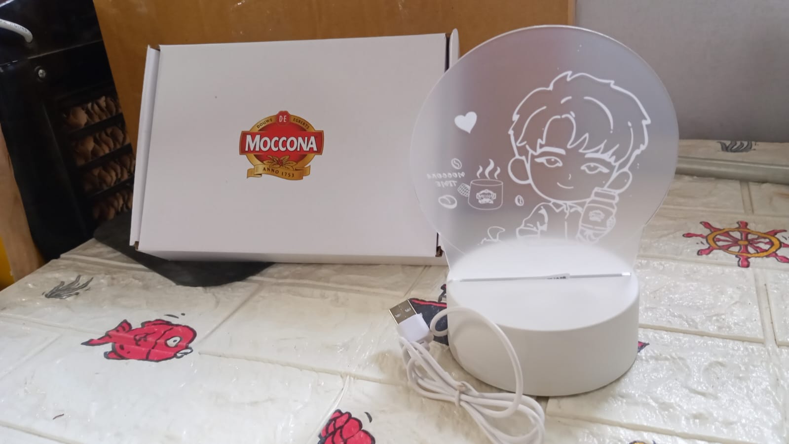 Creative LED night light for sleep